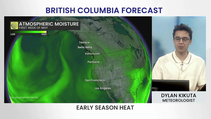 Early season heat hits British Columbia