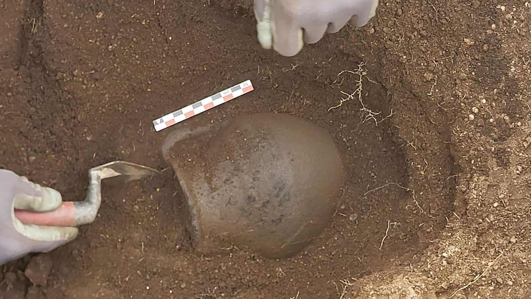 Los arqueólogos no salen del asombro: desentierran en Ávila una jarra de 1.000 años absolutamente intacta