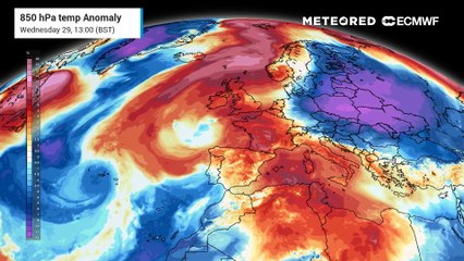 Temperatures remaining well above average until the end of working week