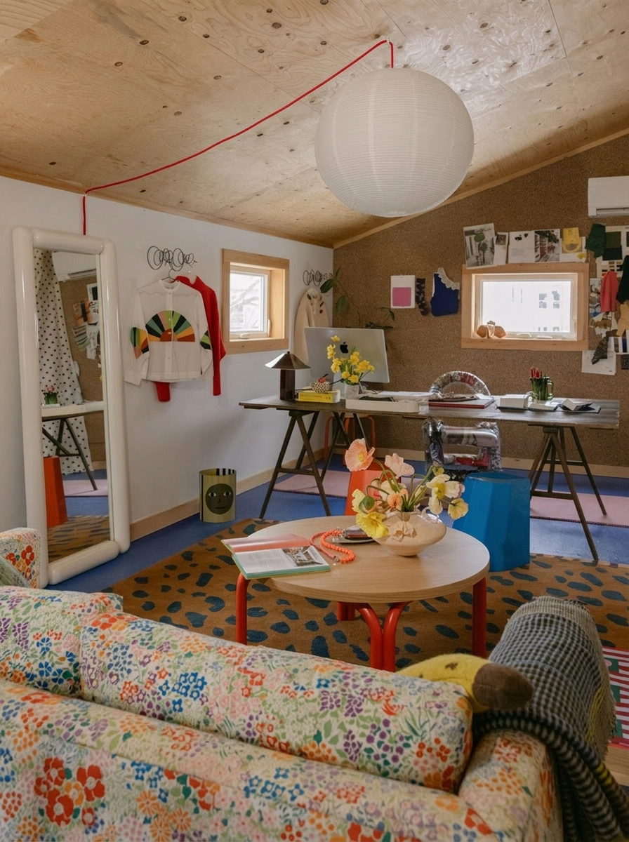 Before & after: 5 temporary fixes transformed this over-garage room ...