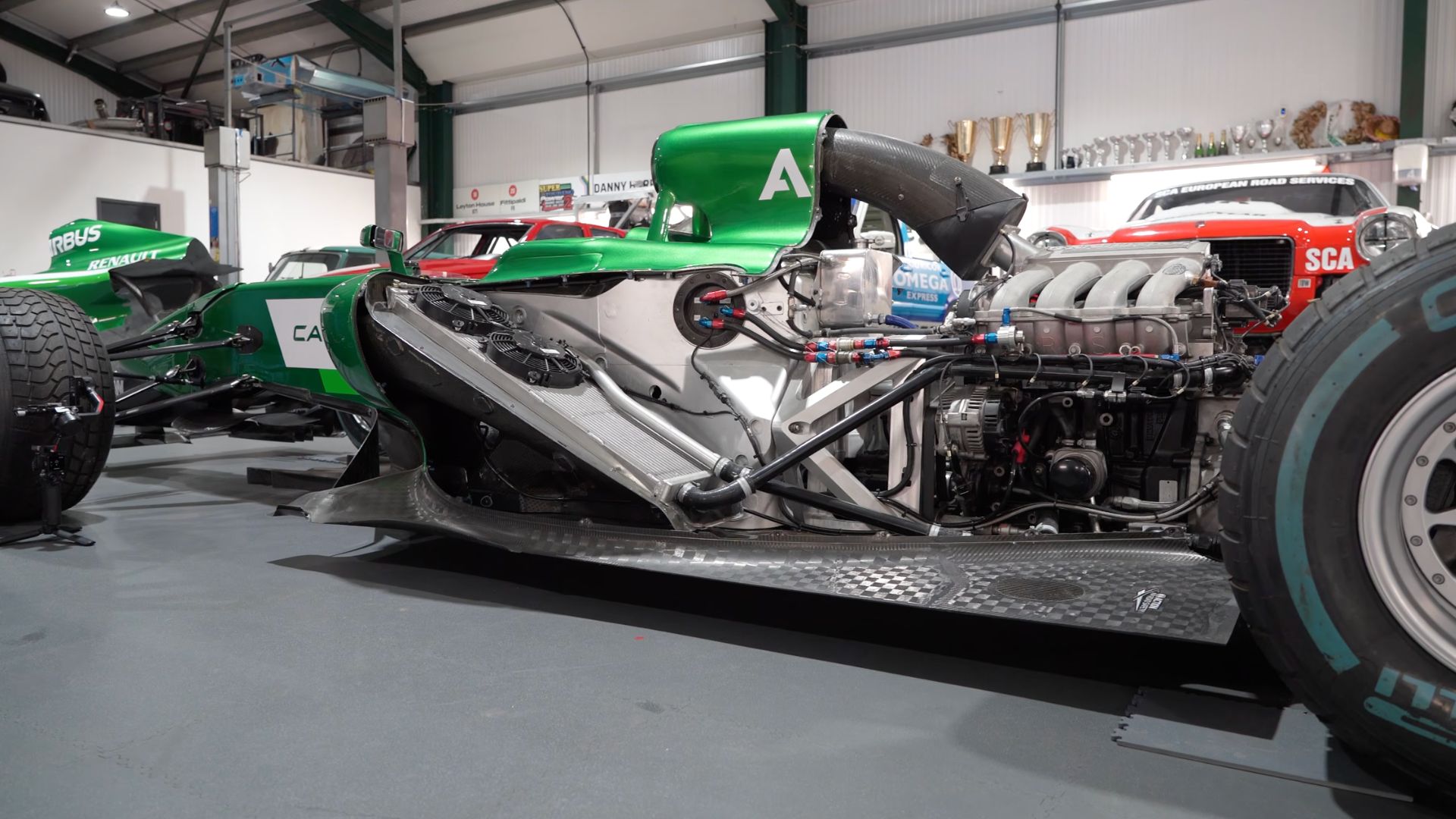 Photos: Electrician reconstructs crashed Formula 1 car wreckage into ...