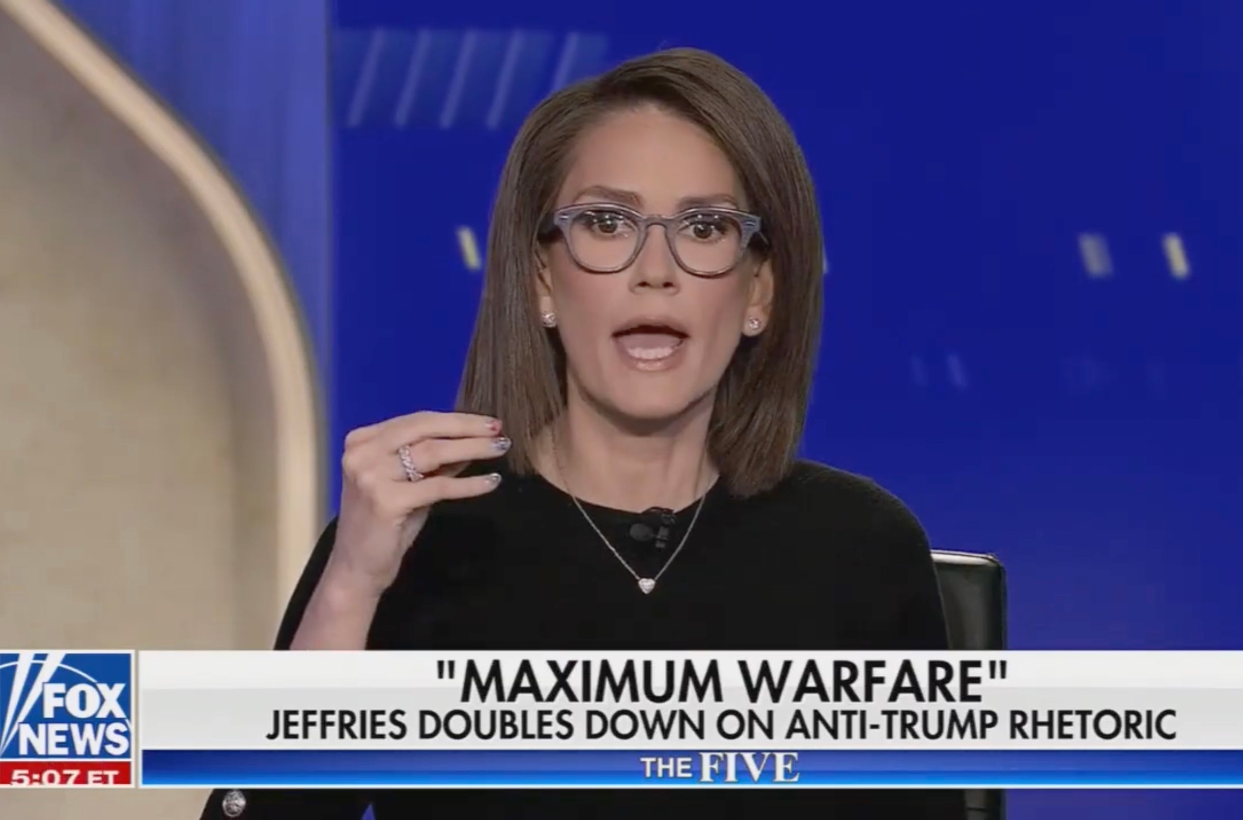 Jessica Tarlov during discussion on Democratic rhetoric. (Photo: