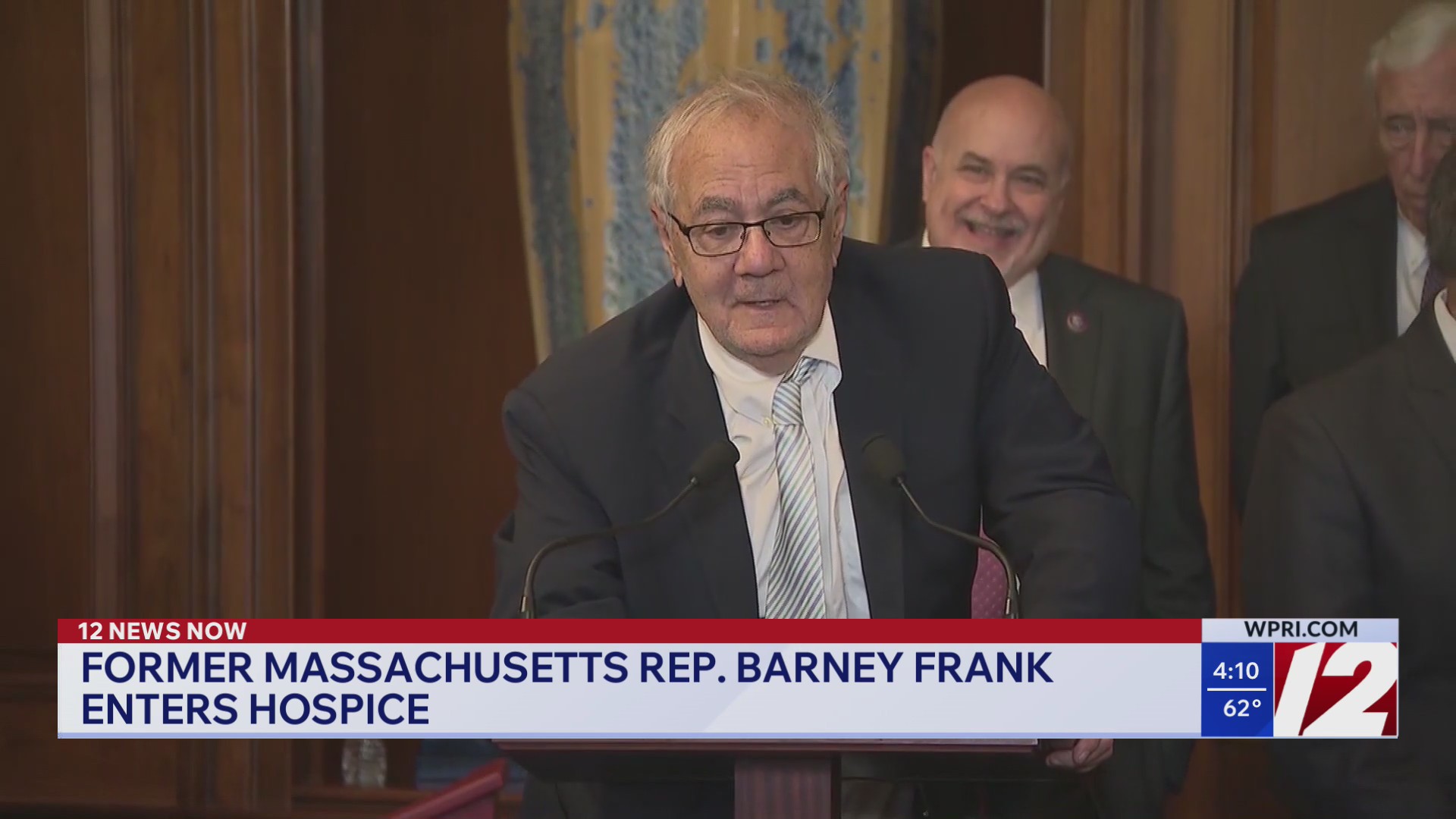 Former Massachusetts Rep. Barney Frank enters hospice care