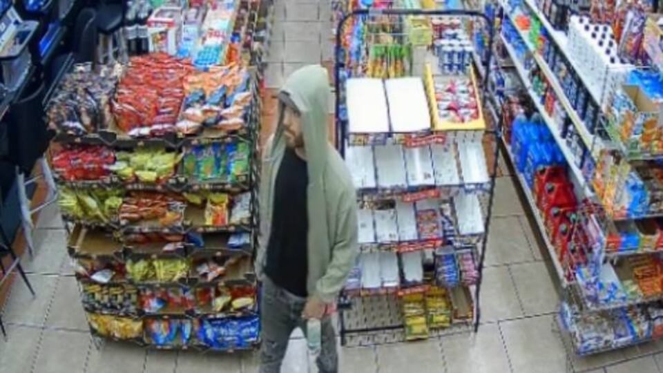 Video: Search is on for man who held up convenience store over candy ...