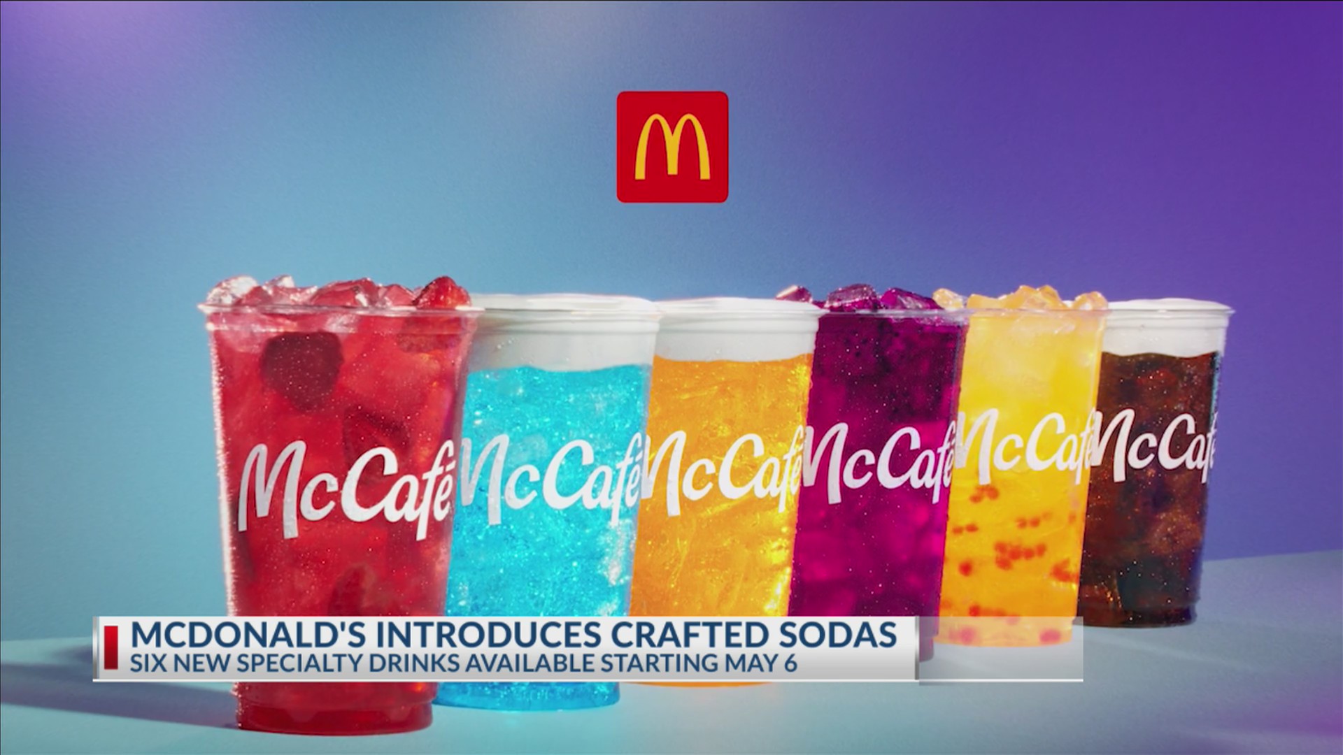 McDonald's announces 6 new crafted sodas, refreshers