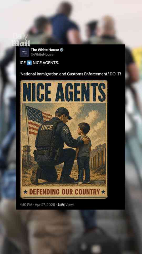 Trump backs proposal to rename ICE as 'NICE'