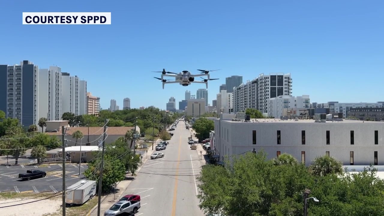 Drones with live camera feed give St. Petersburg police officers real ...