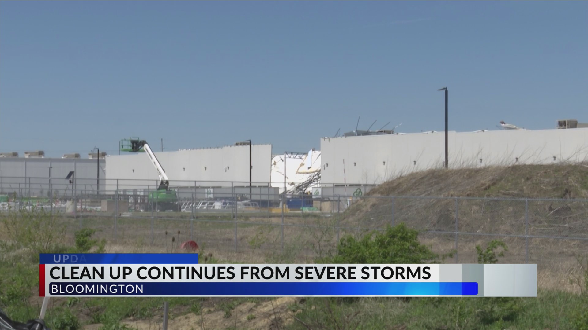 Cleanup continues after severe storms in Bloomington