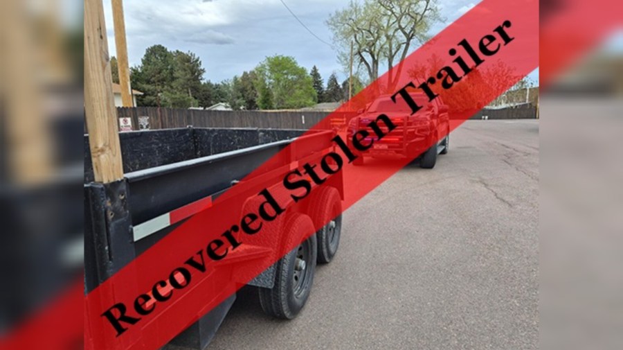 Stolen trailer from Pueblo recovered: Fremont County Sheriff’s Office