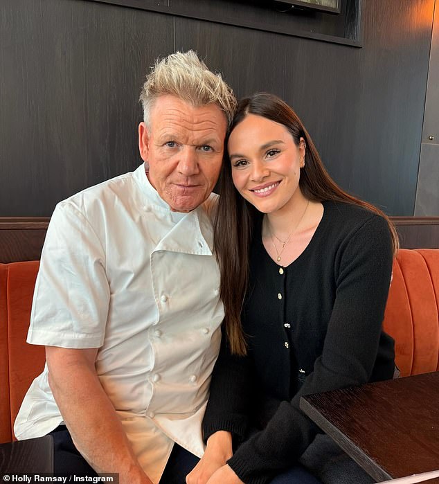 Holly Ramsay shares proud snaps with dad Gordon as he finally opens ...