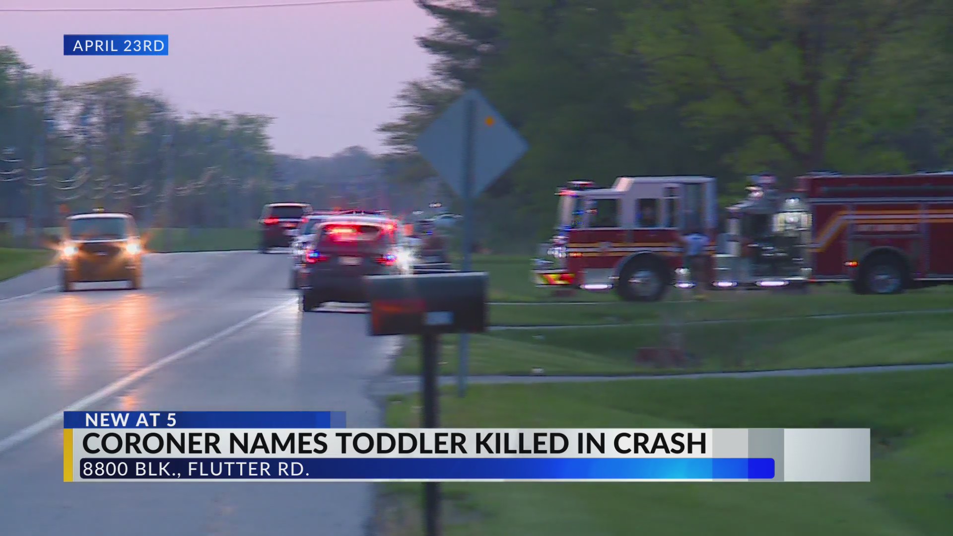 Coroner identifies toddler killed by vehicle