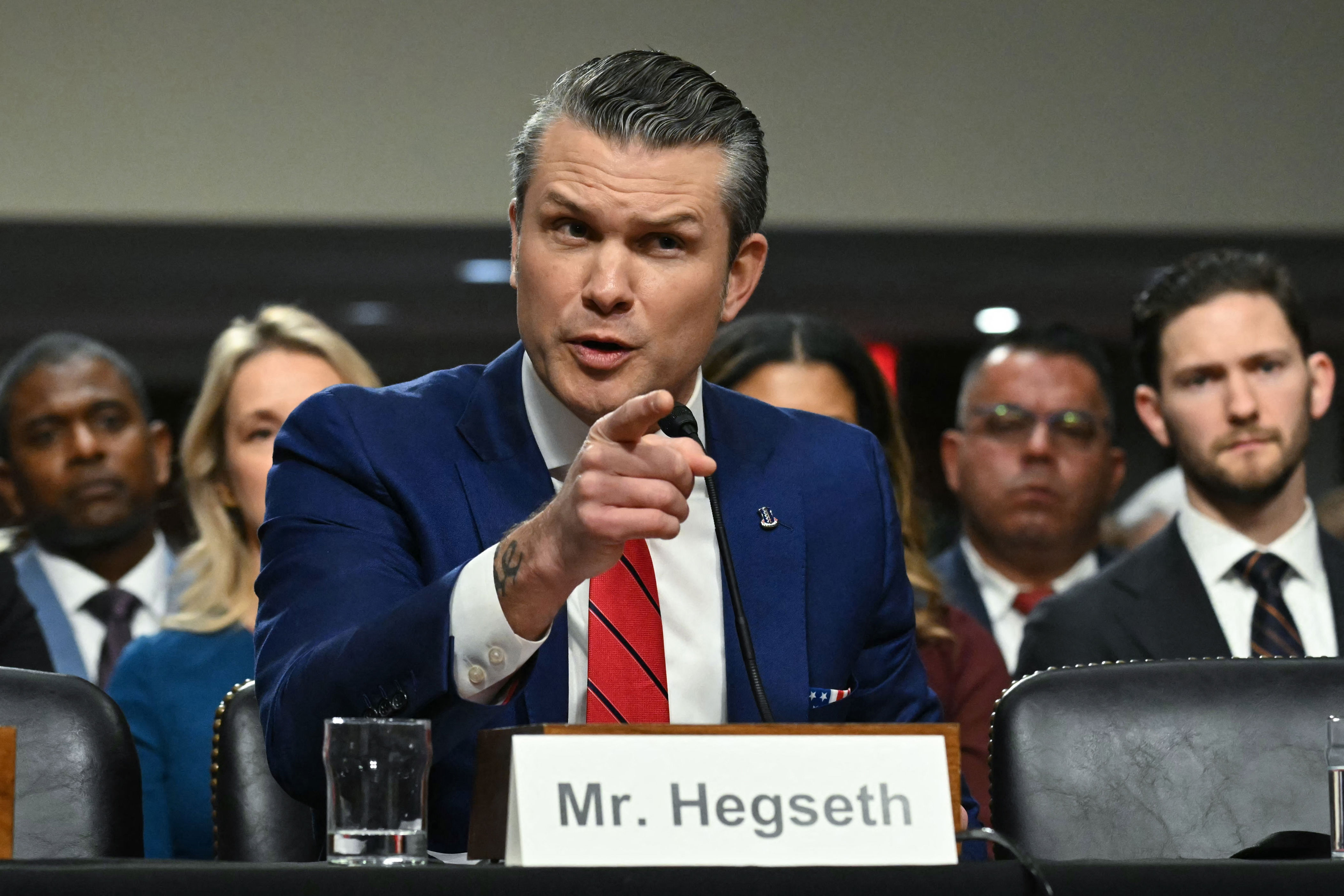 Hegseth defends Iran war strategy as Moulton presses on war progress