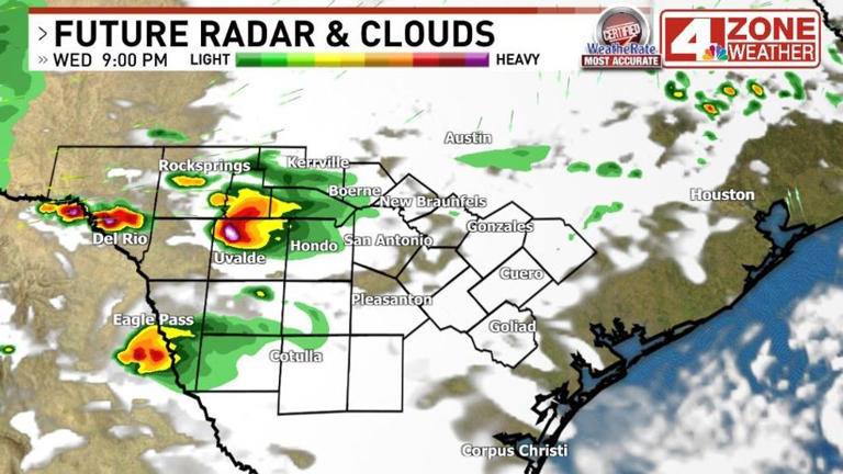 Scattered storms today with severe risk, more rain and storms to end ...