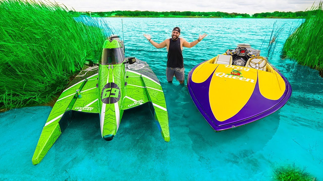 F-1 Race Boat vs Drag Race Boat