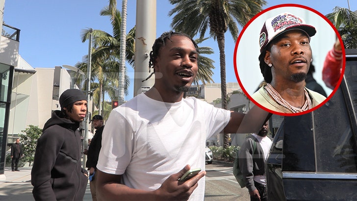 Lil Tjay claims Offset made it rain at strip club while owing him $10K