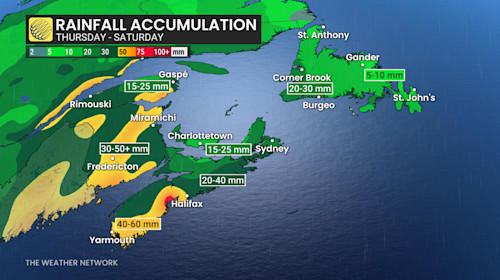 Rainfall expected to ease increasing wildfire risk in the Maritimes