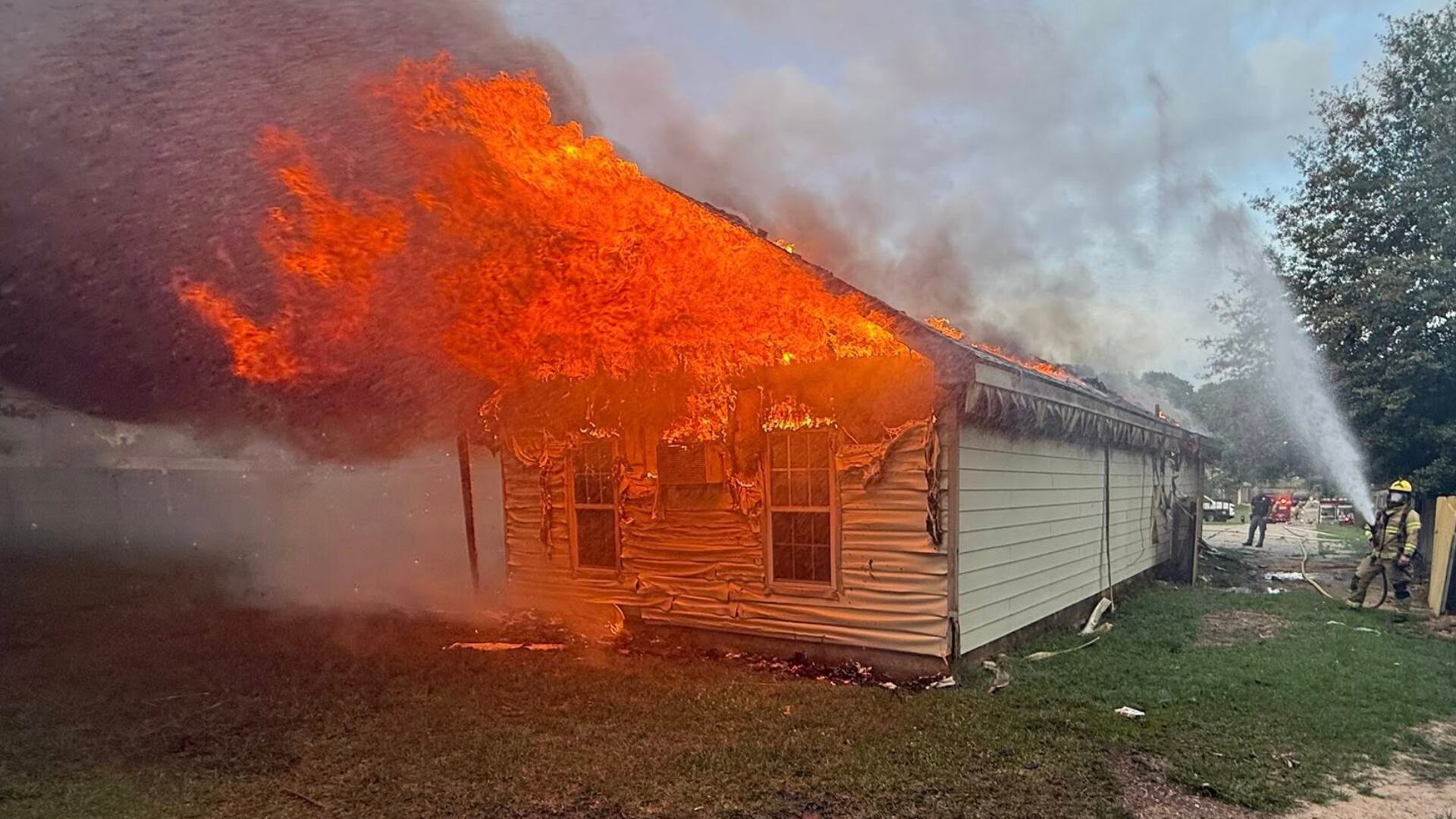 Firefighters battle two fires in Harrison County, no injuries reported