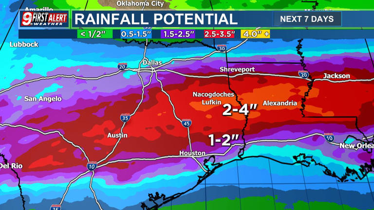 First Alert Weather Days continue through Friday with pockets of heavy ...