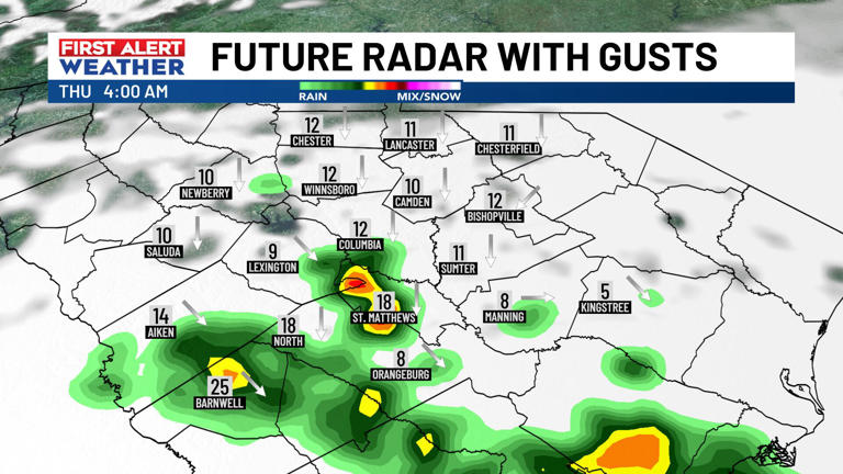 First alert weather day issued for off and on rain Saturday