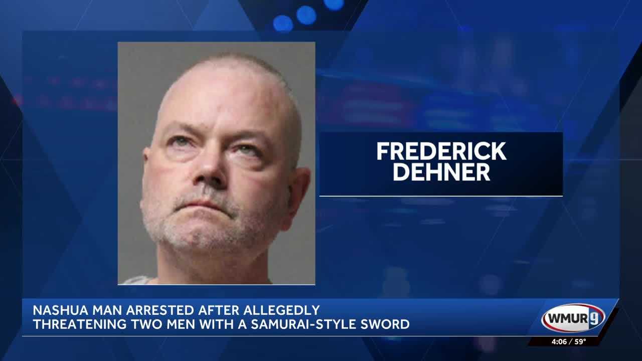 Nashua man arrested after allegedly threatening 2 men with samurai ...