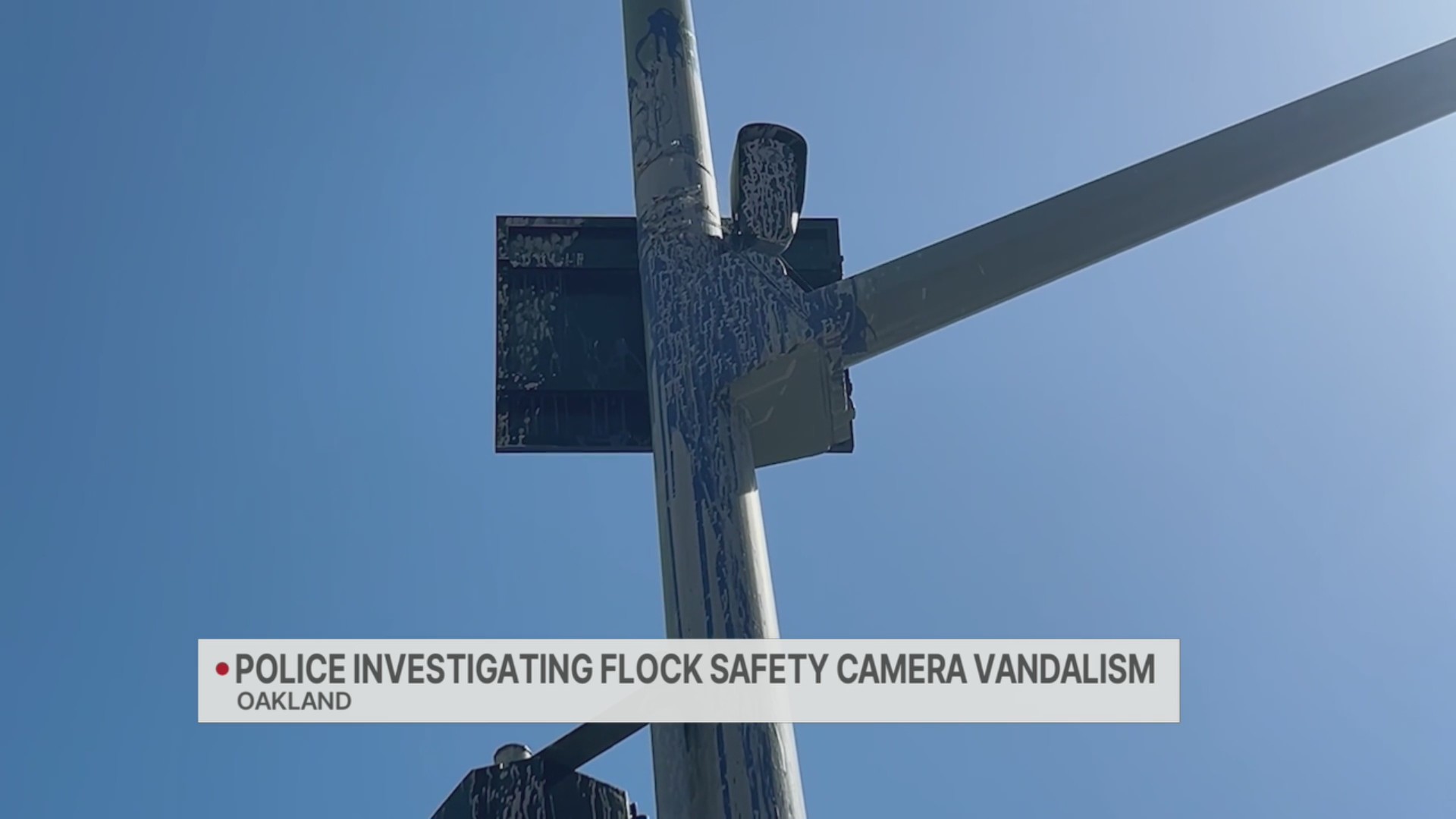 Oakland police investigating Flock Safety camera vandalism