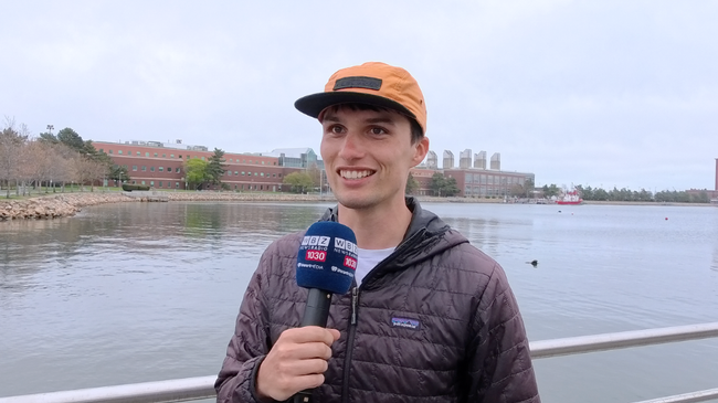 Local social media influencer walks to Logan Airport in viral video