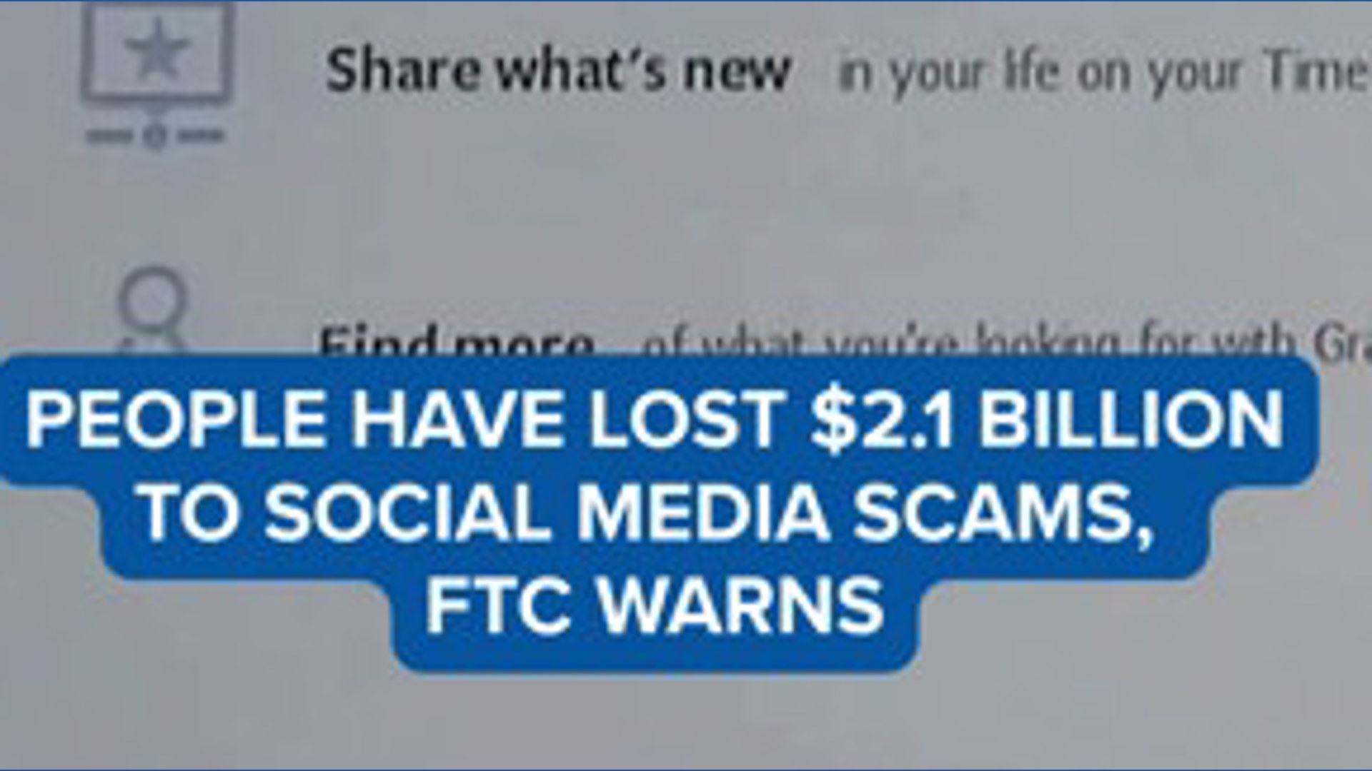 People have lost $2.1B to social media scams, FTC warns