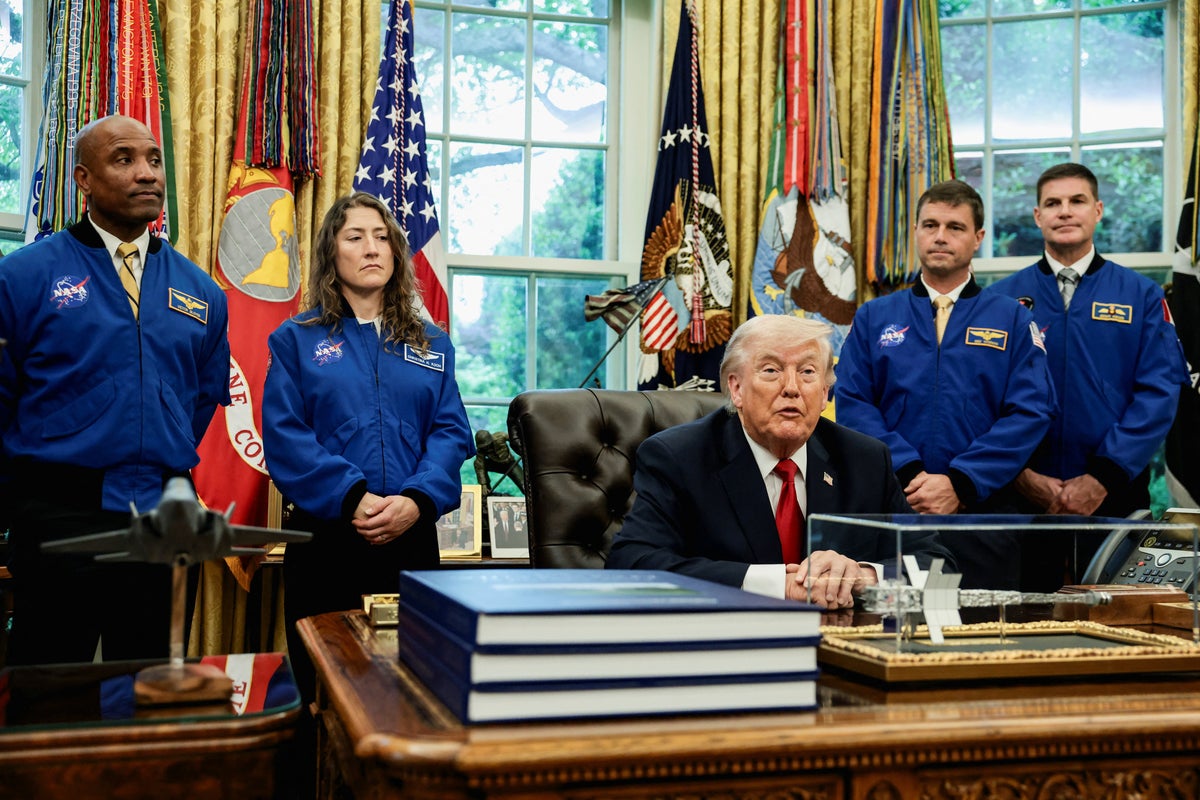 Trump floats going on next moon mission with Artemis crew