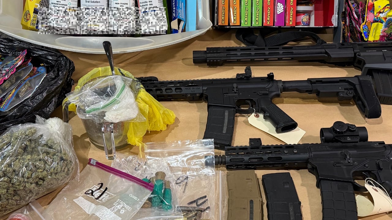 3 men arrested after guns, drugs seized during home raid