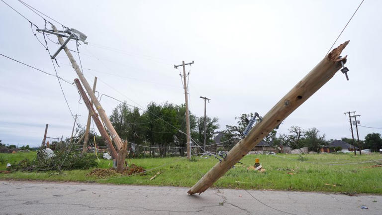 Tornado devastates Texas town on sixth straight day of severe storms