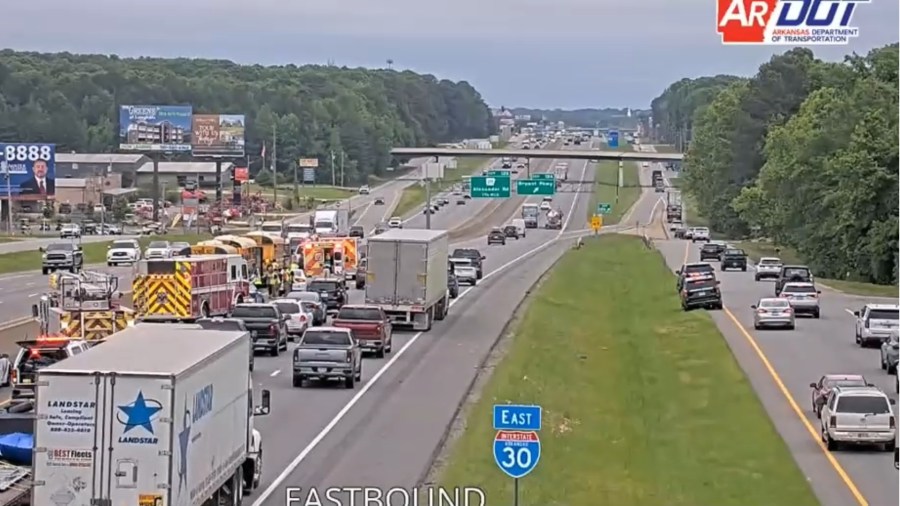 Three Nashville school district buses involved in crash on I-30 in ...