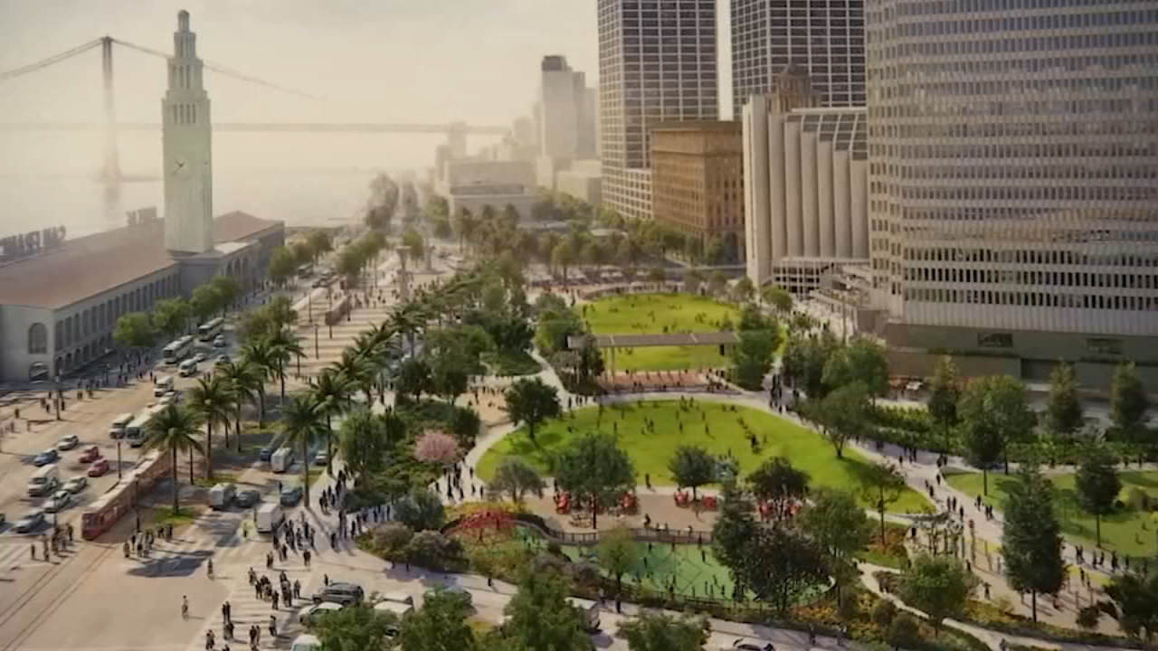 New possible designs unveiled for San Francisco's Embarcadero Plaza ...