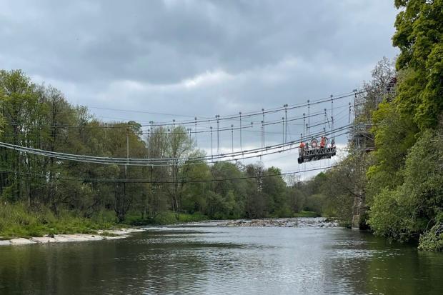Historic County Durham bridge rebuild pictured as it's set to reopen ...