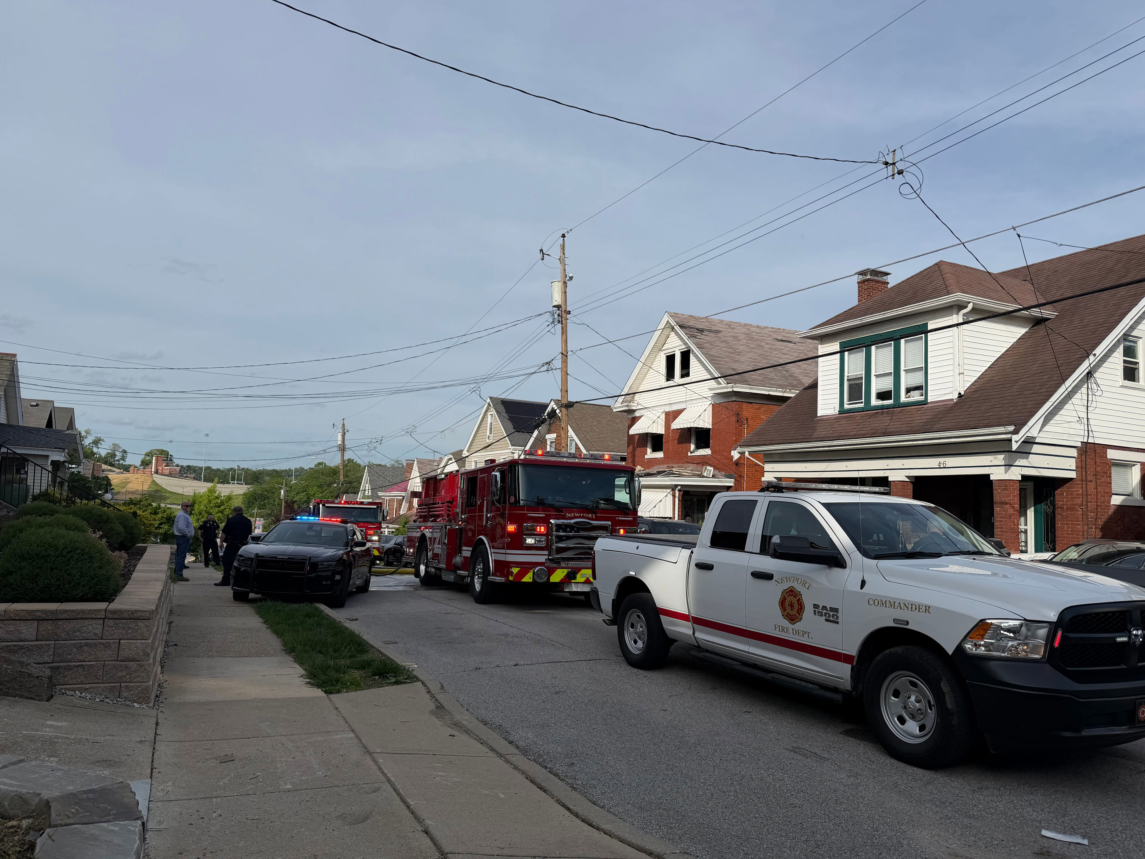 2 children dead after large house fire in Newport, coroner says