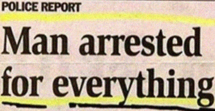 30 horrible newspaper headlines to make you facepalm at the stupidity