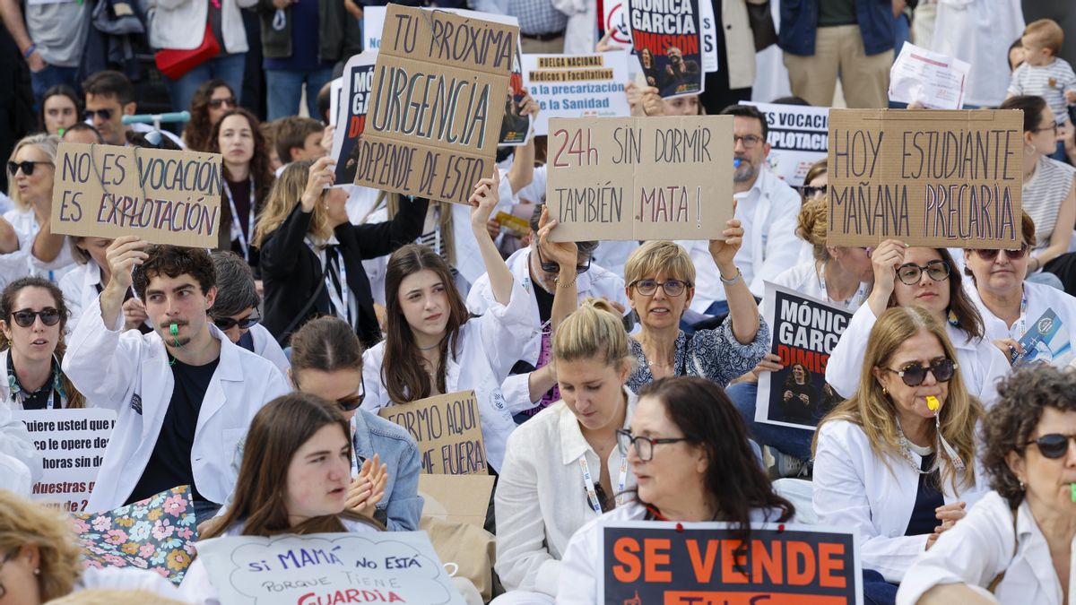 Los sindicatos médicos mantienen el pulso con Sanidad con una huelga y ...