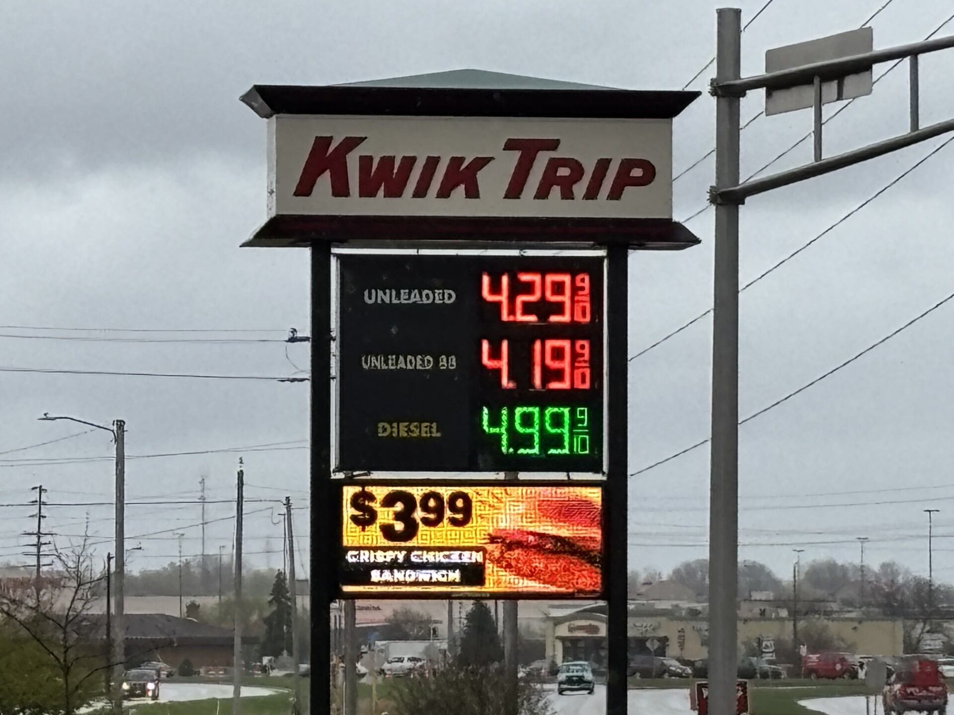 Wisconsin gas prices reach four-year high