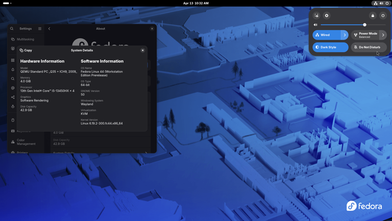 Fedora 44 estrena GNOME 50 y mejora los juegos de Windows con NTSYNC
