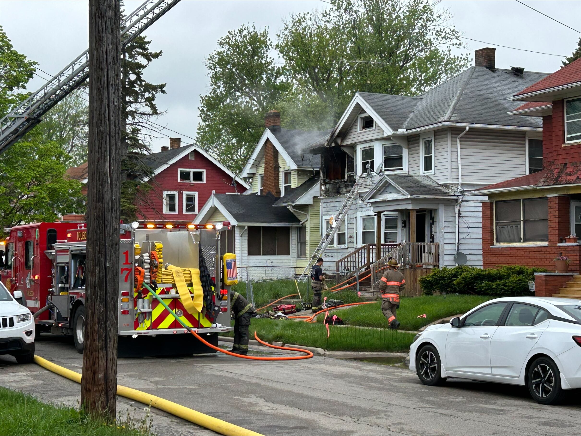 No injuries reported in Toledo house fire