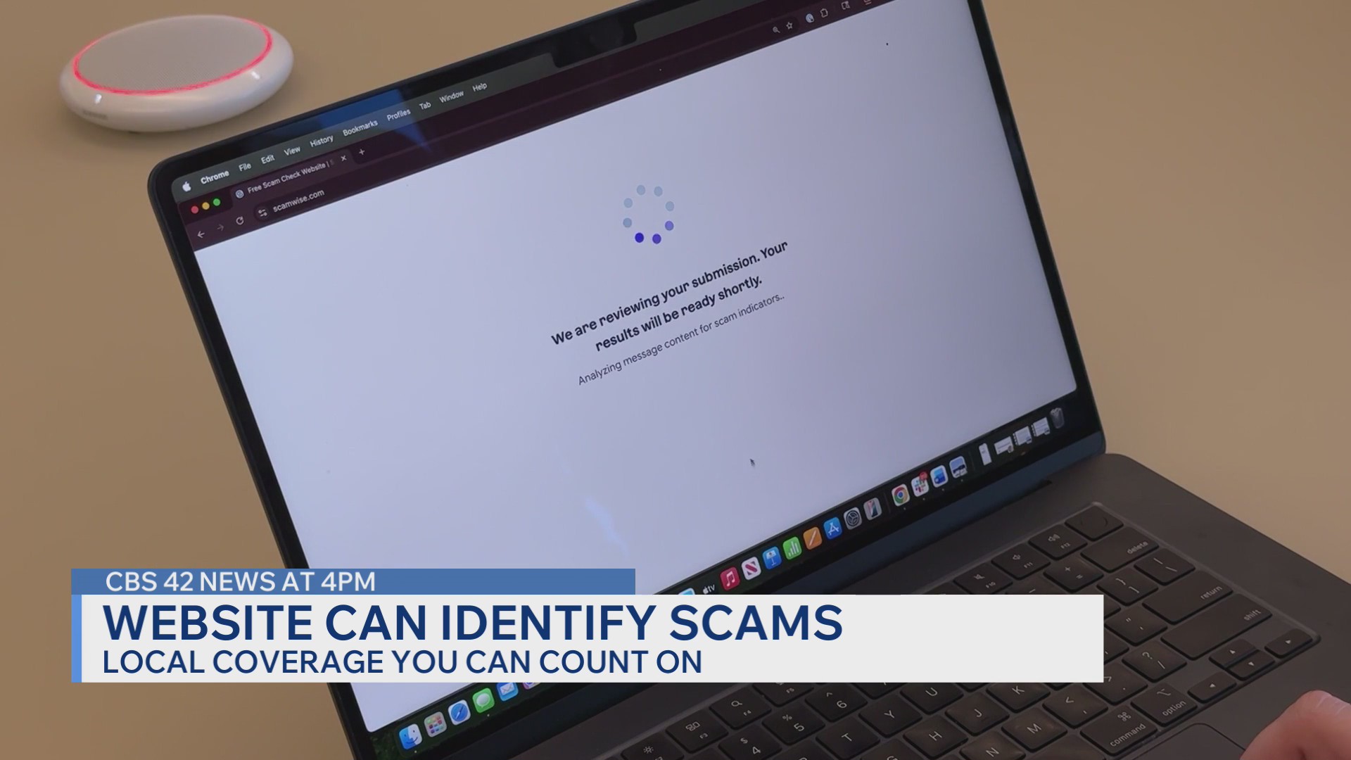 Scamwise website can identify scams