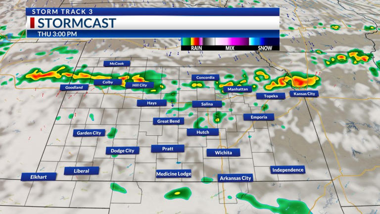 Storm Track 3 forecast: Rain showers Thursday, warming weekend