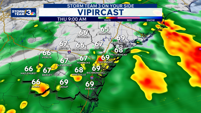 Storm Team 3: Rainy start to Thursday, more heavy rain likely on Saturday