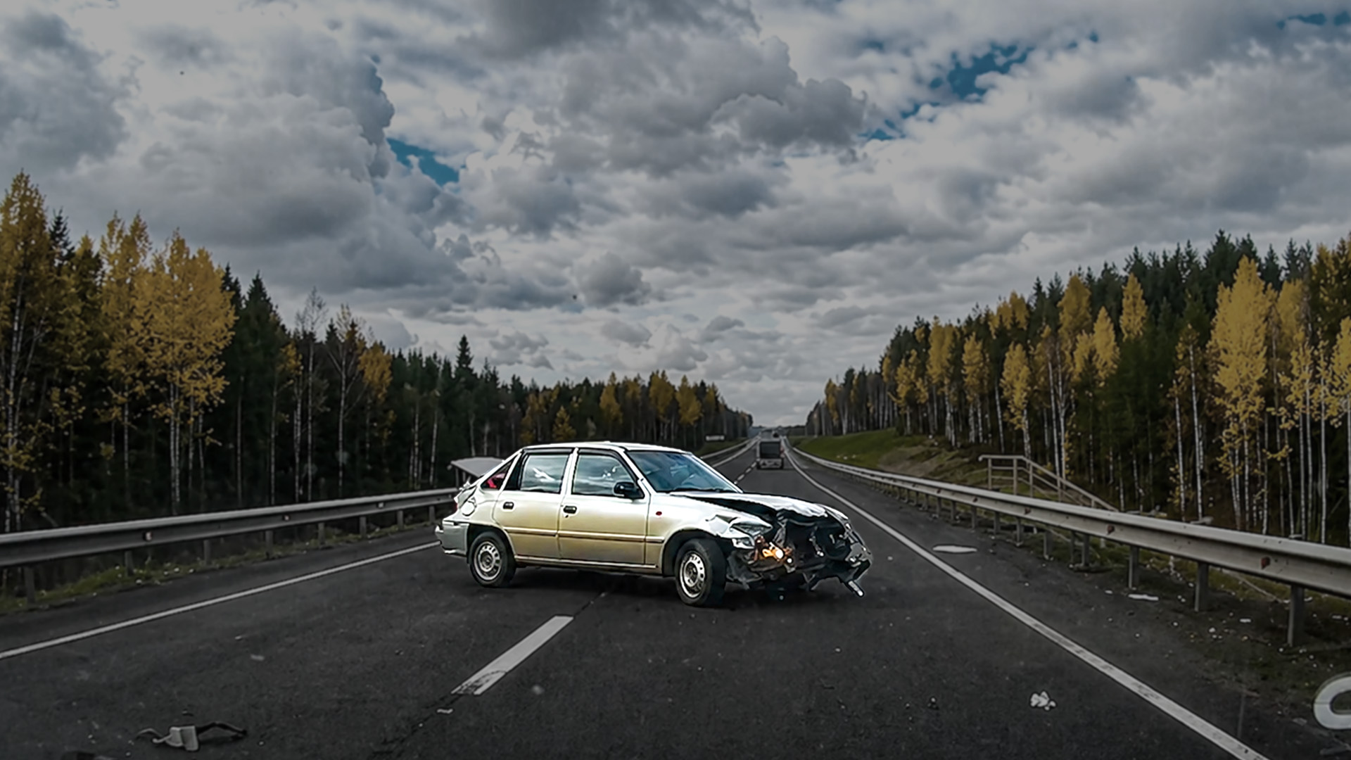 Crash caught on camera