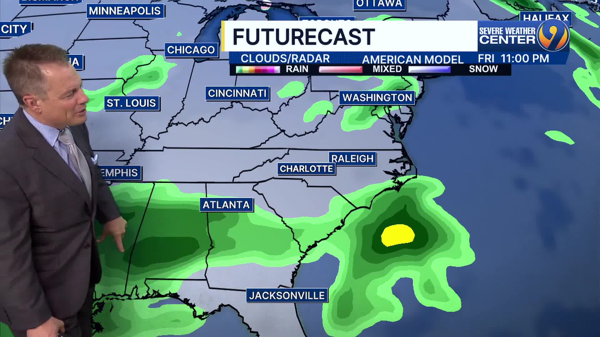 Forecast: Spotty rain chances continue through the end of the week