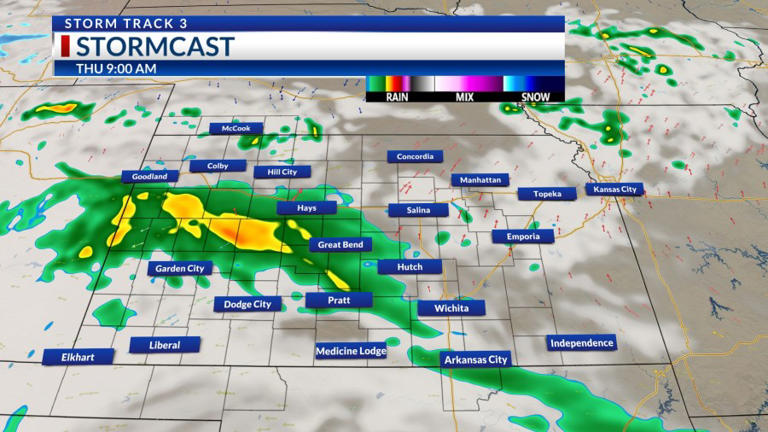 Storm Track 3 forecast: Rain showers Thursday, warming weekend