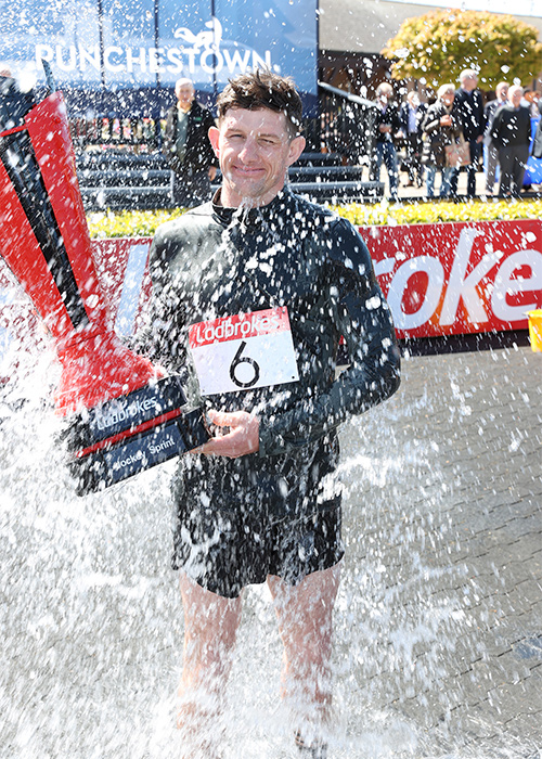 Ricky Doyle dashes to glory in Punchestown’s first jockey sprint