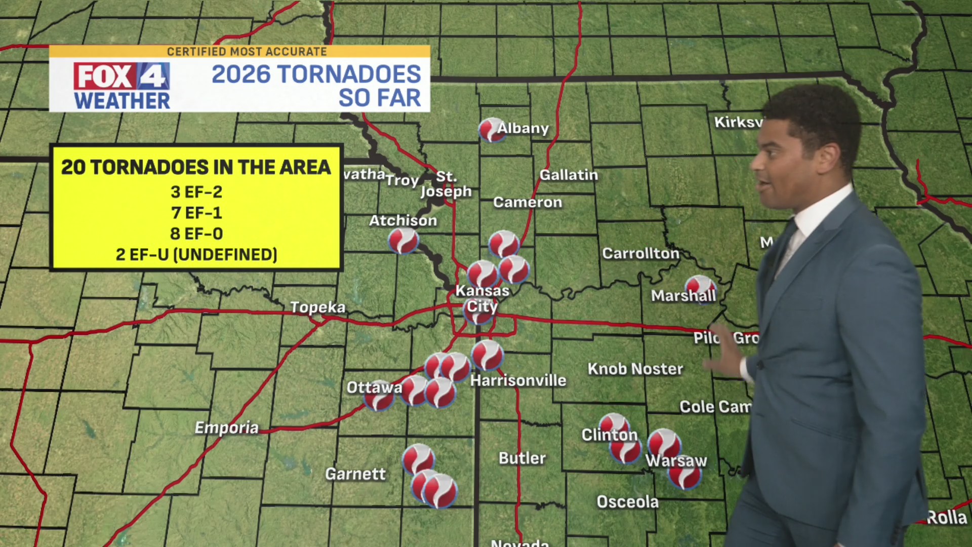 Kansas City region sets record for tornadoes in the month of April