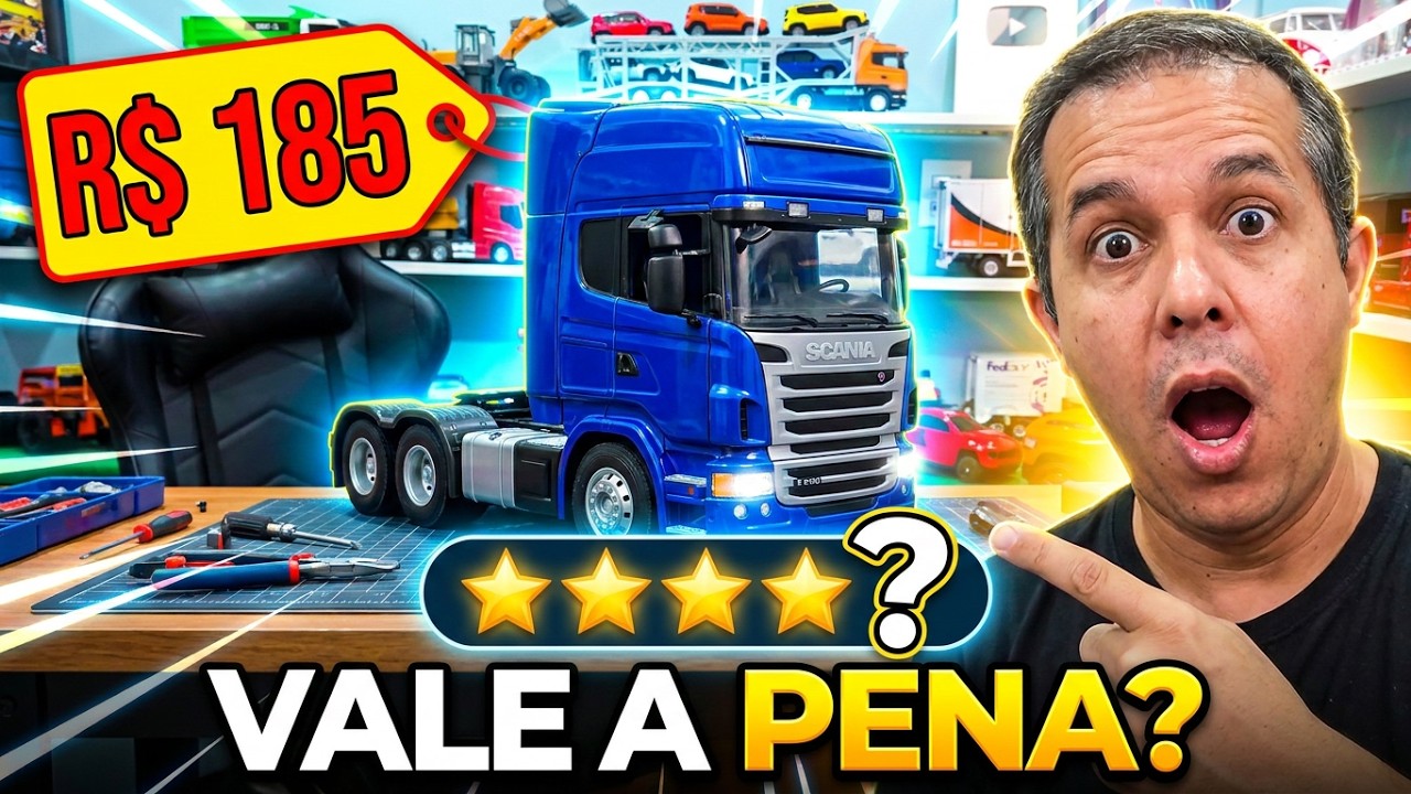 Paguei R$185 nesse Scania RC Vale a pena ou é lixo