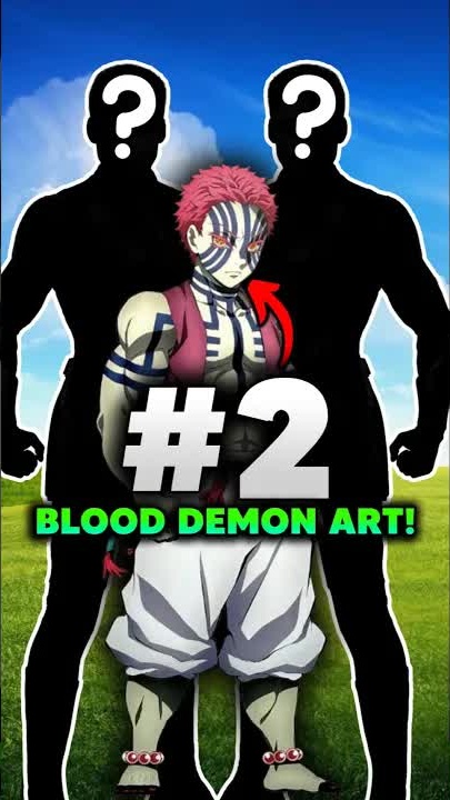 Top 6 blood demon arts in Demon Slayer! (Part 2) #demonslayer
