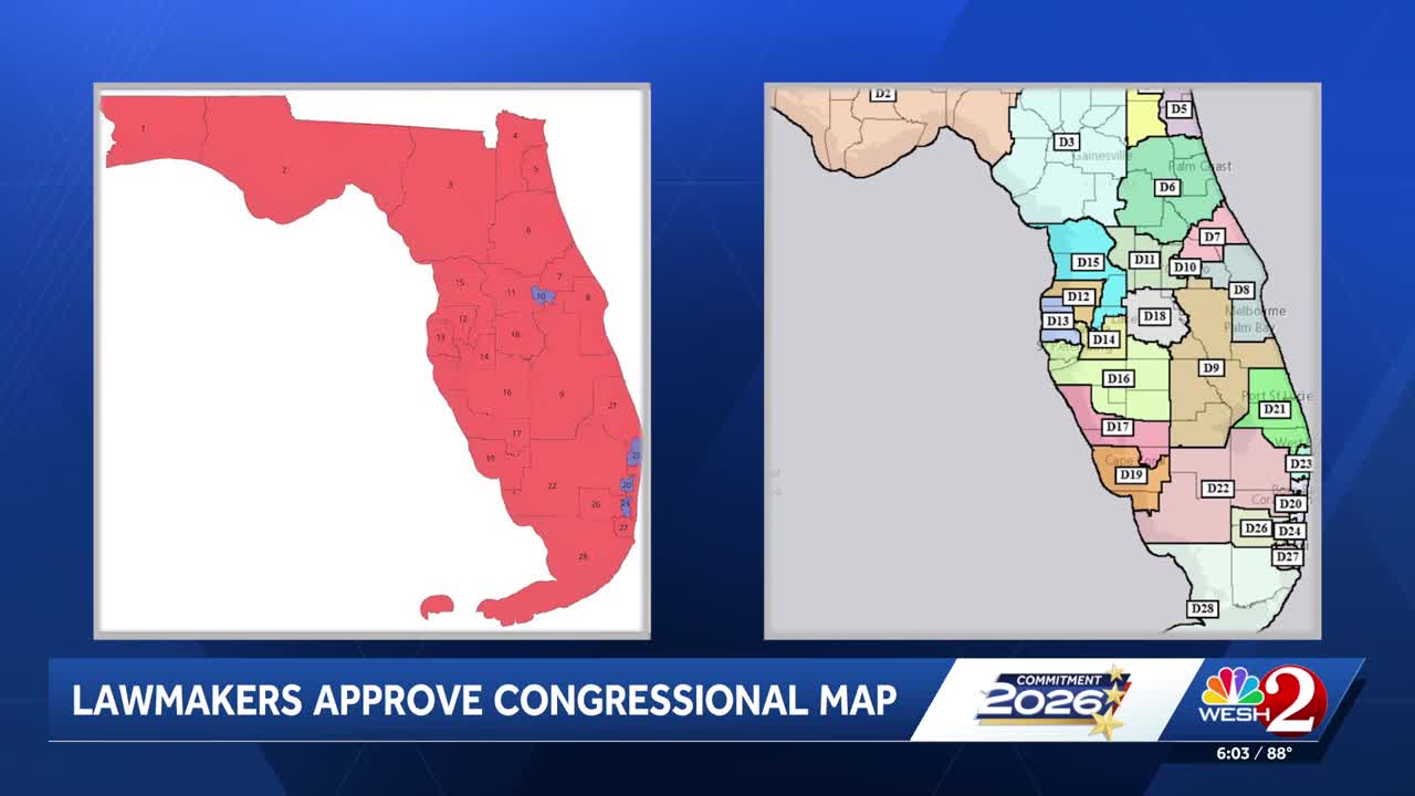 Florida lawmakers pass new congressional map to help Republicans gain ...